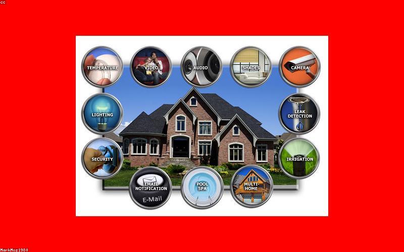 Smart home control panel tablet